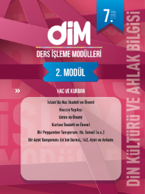 7. SINIF DİN KÜLTÜRÜ VE AHLAK BİLGİSİ DİM - MODÜL-2 - 2022