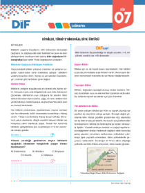 TYT COĞRAFYA - DİF - FÖY 7