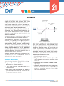 AYT FİZİK - DİF - FÖY 21