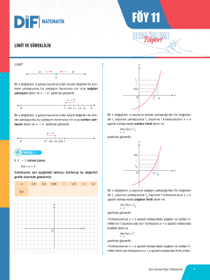 2025 - AYT MATEMATİK DİF - FÖY-11