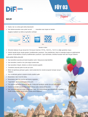 2025 - 11. SINIF KİMYA DİF - FÖY-3