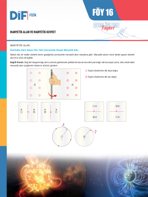 AYT FİZİK DİF - FÖY-16 - 2023