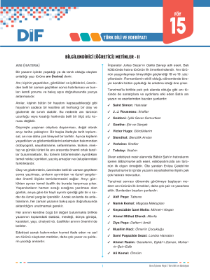 AYT EDEBİYAT - DİF - FÖY 15