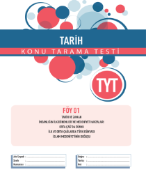 TYT TARİH KTT