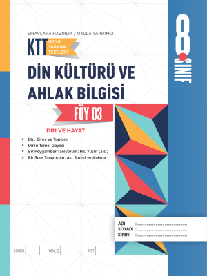2025 - 8. SINIF DİN KÜLTÜRÜ VE AHLAK BİLGİSİ KTT - MODÜL-3