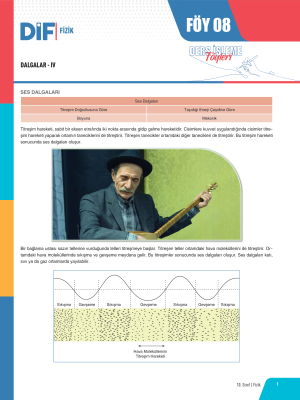 2024 - 10. SINIF FİZİK DİF - FÖY-8