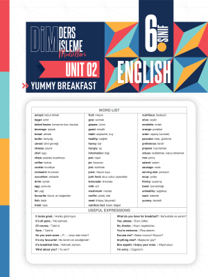 2024 - 6. SINIF İNGİLİZCE DİM - MODÜL-2