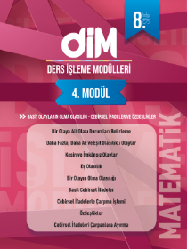 8. SINIF MATEMATİK DİM - MODÜL-4 - 2022