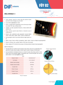 9. SINIF COĞRAFYA DİF - FÖY-2 - 2022