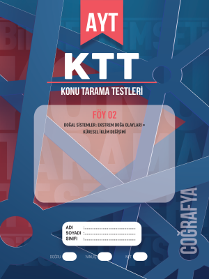 AYT COĞRAFYA KTT - FÖY-2 - 2023