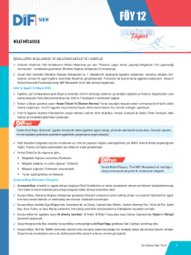 TYT TARİH DİF - FÖY-12 - 2022