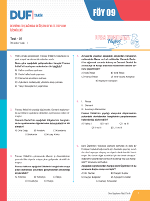 2024 - AYT TARİH DUF - FÖY-9