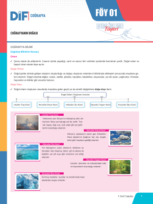 2024 - 9. SINIF COĞRAFYA DİF - FÖY-1