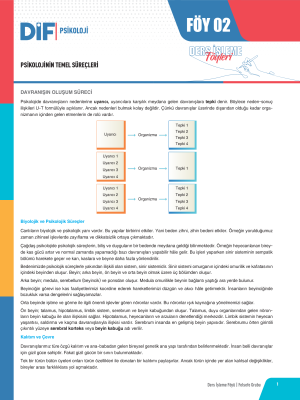 2024 - AYT FELSEFE GRUBU DİF - FÖY-2