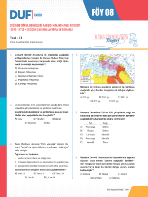 2024 - AYT TARİH DUF - FÖY-8