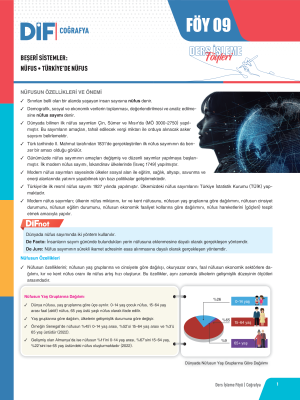 2024 - TYT COĞRAFYA DİF - FÖY-9