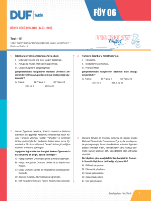 2024 - AYT TARİH DUF - FÖY-6