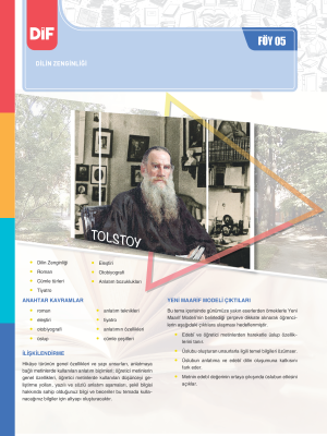 2025 - 9. SINIF TÜRK DİLİ VE EDEBİYATI DİF - FÖY-5