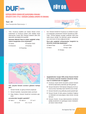 2025 - AYT TARİH DUF - FÖY-8