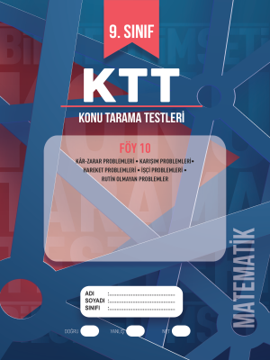 2023 - 9. SINIF MATEMATİK KTT - FÖY-10