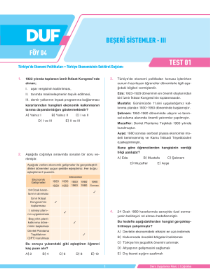 AYT COĞRAFYA (DUF) - F2 - FÖY-4
