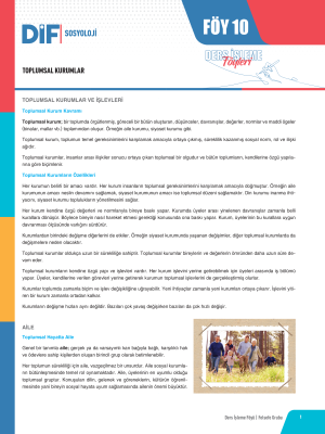 2025 - AYT FELSEFE GRUBU DİF - FÖY-10