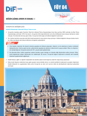 2025 - 11. SINIF TARİH DİF - FÖY-4