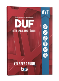 DUF - AYT FELSEFE GRUBU - TEK KİTAP 2021