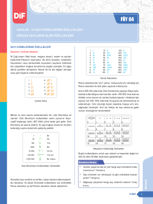 2025 - 9. SINIF MATEMATİK DİF - FÖY-4