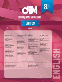 8.Sınıf İngilizce DİM - MODÜL-9