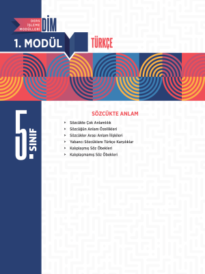 2025 - 5. SINIF TÜRKÇE DİM - MODÜL-1