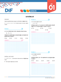 TYT MATEMATİK - B - DİF - FÖY 1