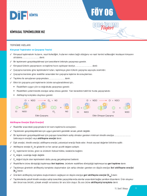 2025 - 11. SINIF KİMYA DİF - FÖY-6