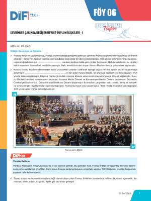 2025 - 11. SINIF TARİH DİF - FÖY-6