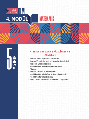 2025 - 5. SINIF MATEMATİK DİM - MODÜL-4