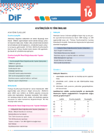 TYT AYT TARİH - DİF - FÖY 16