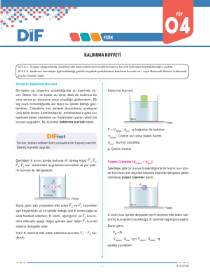 10.Sınıf FİZİK - DİF - FÖY 4