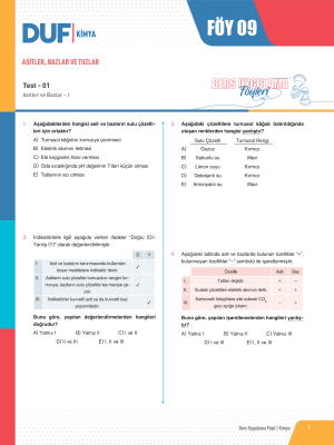 2024 - TYT KİMYA DUF-9