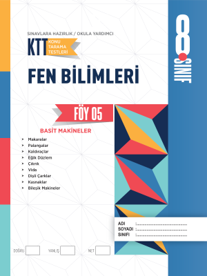 8. SINIF FEN BİLİMLERİ KTT - FÖY-5 - 2023