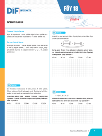 TYT MATEMATİK-B DİF - FÖY-18 - 2022