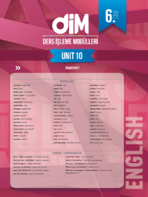 6. Sınıf - İNGİLİZCE - DİM 10