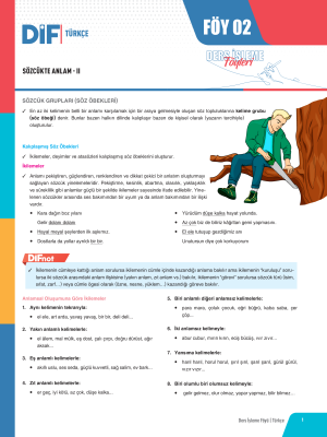 2025 - TYT TÜRKÇE DİF - FÖY-2