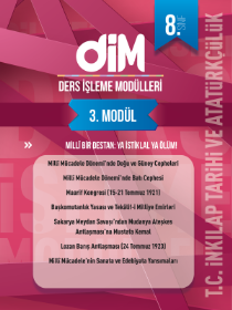 8. SINIF İNKILAP TARİHİ DİM - MODÜL-3 - 2022
