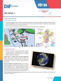 9. SINIF COĞRAFYA DİF - FÖY-4 - 2022