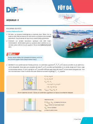 2024 - 9. SINIF FİZİK DİF - FÖY-4