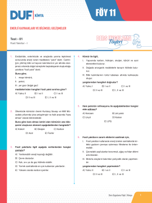 2025 - AYT KİMYA DUF-11