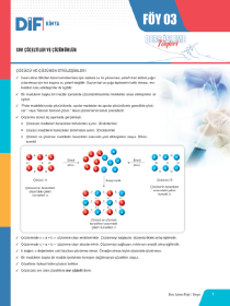 AYT KİMYA DİF - FÖY-3 - 2022