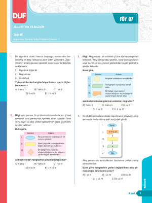 2025 - 9. SINIF MATEMATİK DUF - FÖY-7