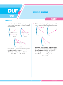 10. SINIF FİZİK DUF - FÖY-9 - 2022