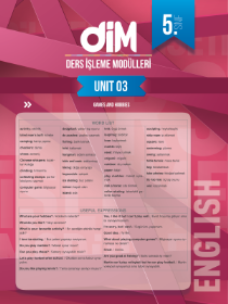 5. Sınıf İNGİLİZCE - DİM - FÖY 3